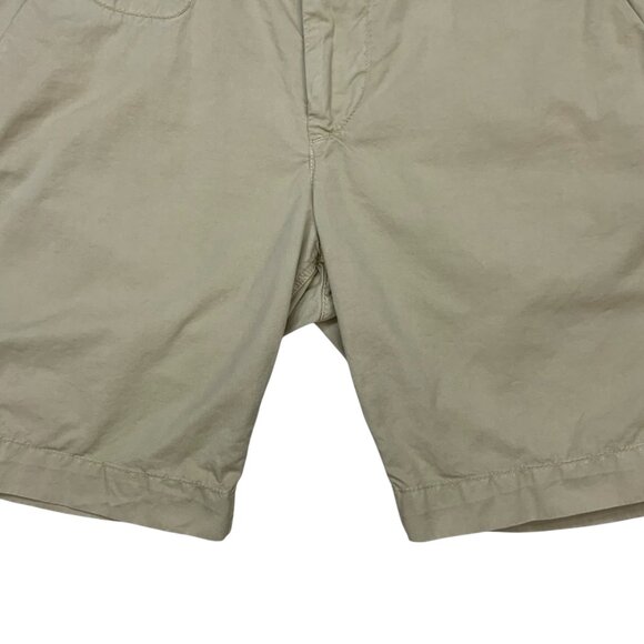 Psycho Bunny Mens Flat Front Shorts 32 Light Khaki Classic Fit Zip Fly Resort - Picture 8 of 12